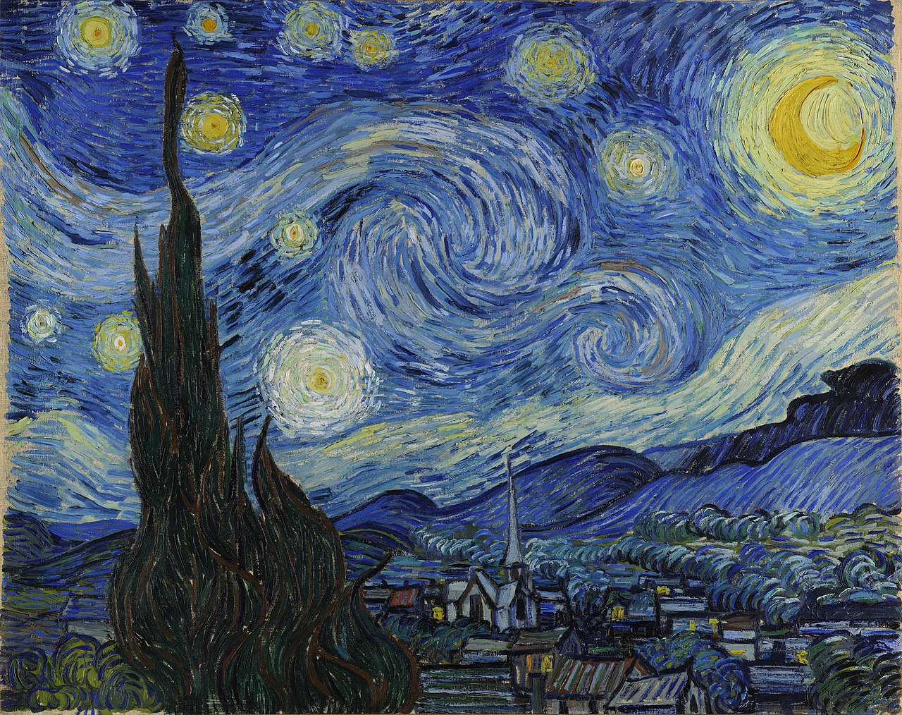 La nuit étoilée de Vincent Van Gogh