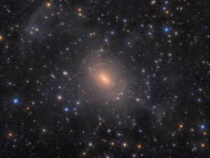 Shells of Elliptical Galaxy NGC 3923 in Hydra © Rolf Wahl Olsen