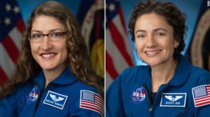 astronautes christina-Koch-et-jessica-meir ISS