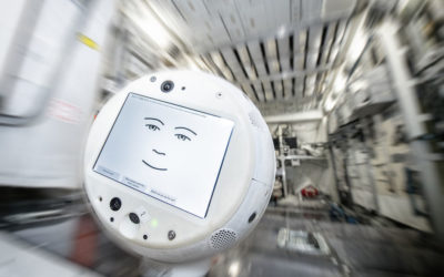 Un robot doté d’intelligence artificielle dans l’espace